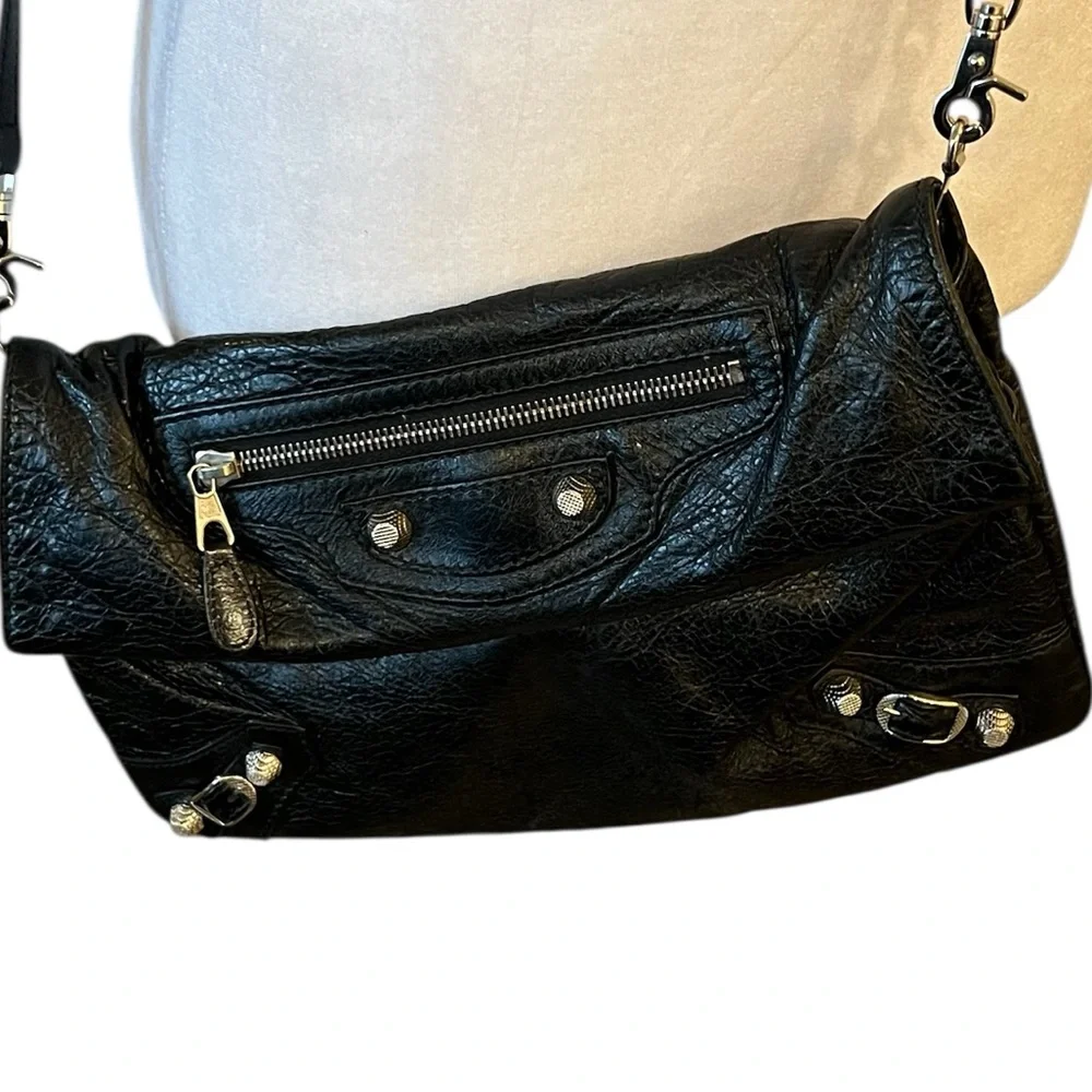 Balenciaga Black Crossbody Bag with Adjustable Strap - Picture 2 of 14